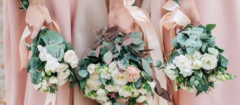 Blomster til brudefølget