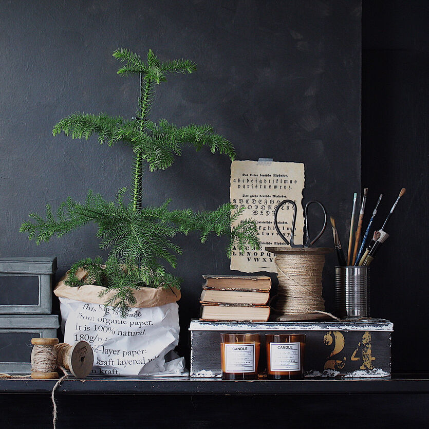 En stuegran skaper ekte julestemning