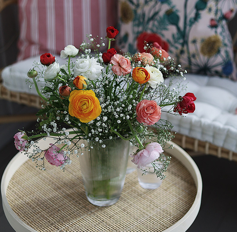 brudesloer som potteplante skaper garantert romantisk stemning på uteplassen