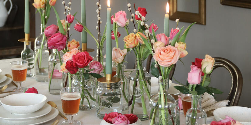 Slik pynter du et vakkert vårbord