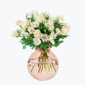 Klassisk hvit hilsen liten