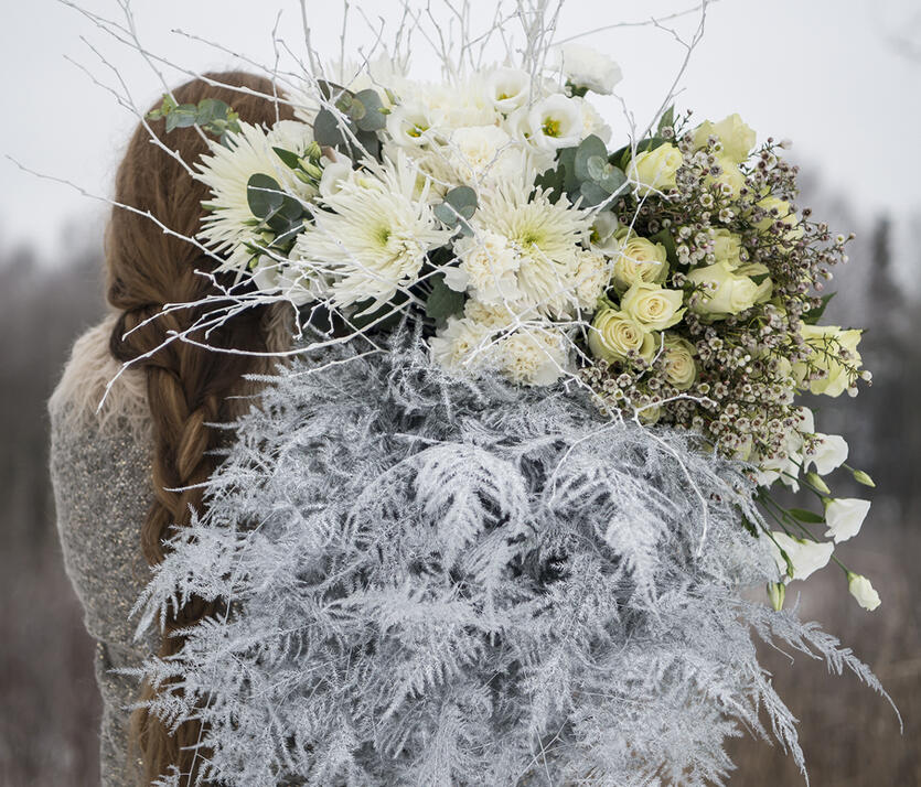 Bestill blomster<br/> rett hjem p&aring; d&oslash;ren