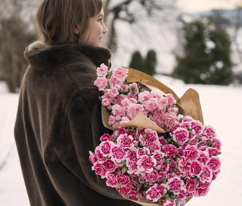 Bestill blomster<br/> rett hjem p&aring; d&oslash;ren